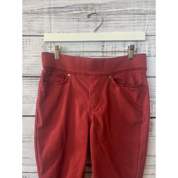 SIGNATURE by LEVI STRAUSS & CO. GOLD WOMENS TOTALLY SHAPING PULL ON SKINNY JEANS - Picture 4 of 16